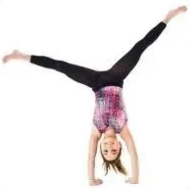 10 year old girl doing a cartwheel. Gymnastics, Acrobatics, Cheerleading