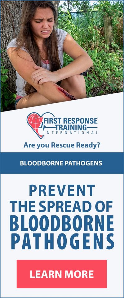 Bloodborne Pathogen course banner ad