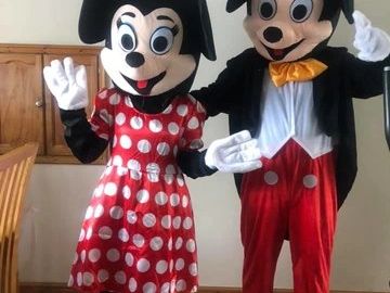 Children's mascot costume hire 
Mickey & Minnie mouse 
bouncy castle hire near me	
bouncy castle h