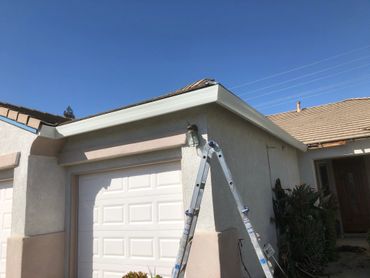 Side view of a house with parking