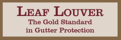 Leaf Louver Gutter Protection