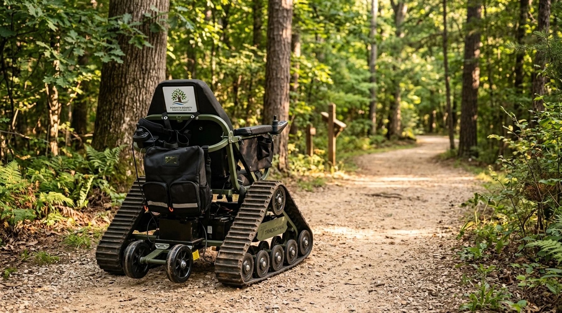 All Terrain Trackchair for mobility impaired persons of all ages