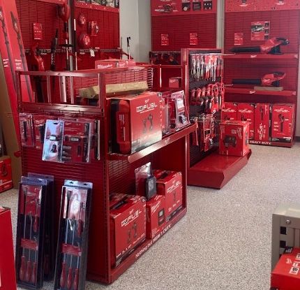 Photo of the Milwaukee Red Zone at Casey Concrete Landscape & Masonry in Dartmouth, NS.