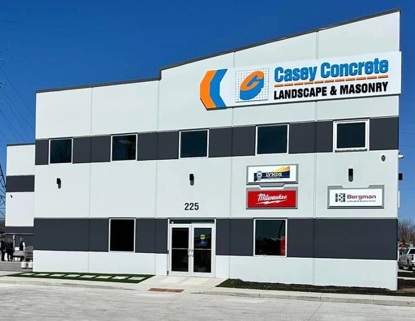 Picture of the front of Casey Concrete Landscape & Masonry retail store in Dartmouth, NS.