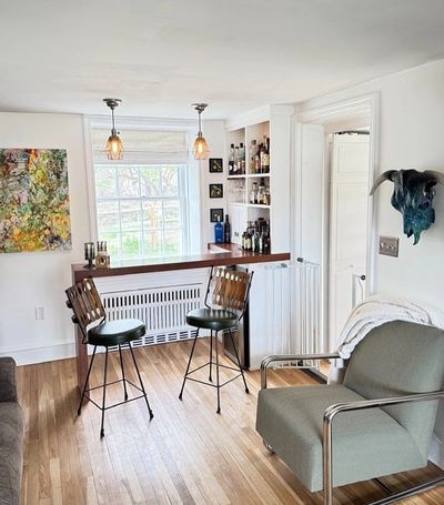 Upholstered Stools and upholstered chair. re-upholstery. upholstery. cushions.