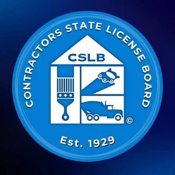 Logo of the Contractors State License Board.