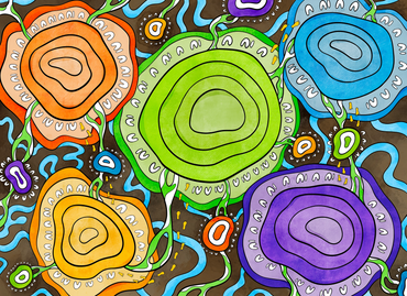 VACCHO Artwork for Cancer Journey Strategy