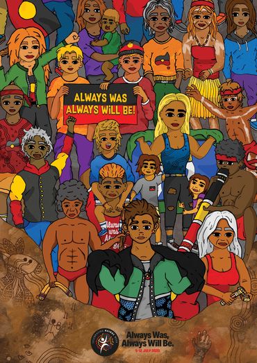 NAIDOC week design entry. Always Was Always Will Be!