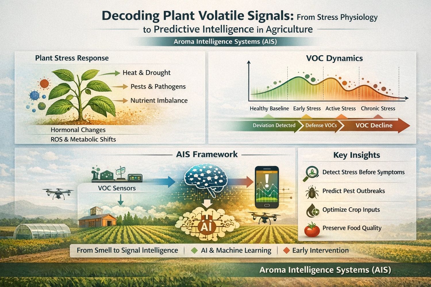 Decoding plant volatile signals