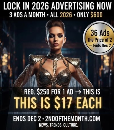 Promotional ad offering 2026 advertising at $17 each for 36 ads, ending Dec 2.