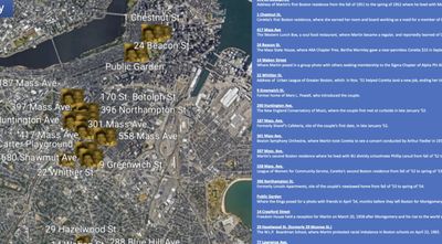 Below is a 21-address heritage trail researched and designed by Clennon L. King of AugustineMonica.