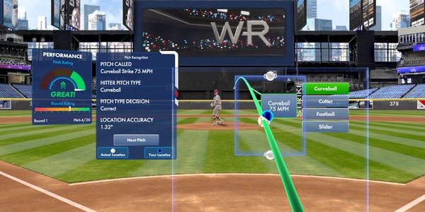 Pitch Recognition VR Batting Facility
