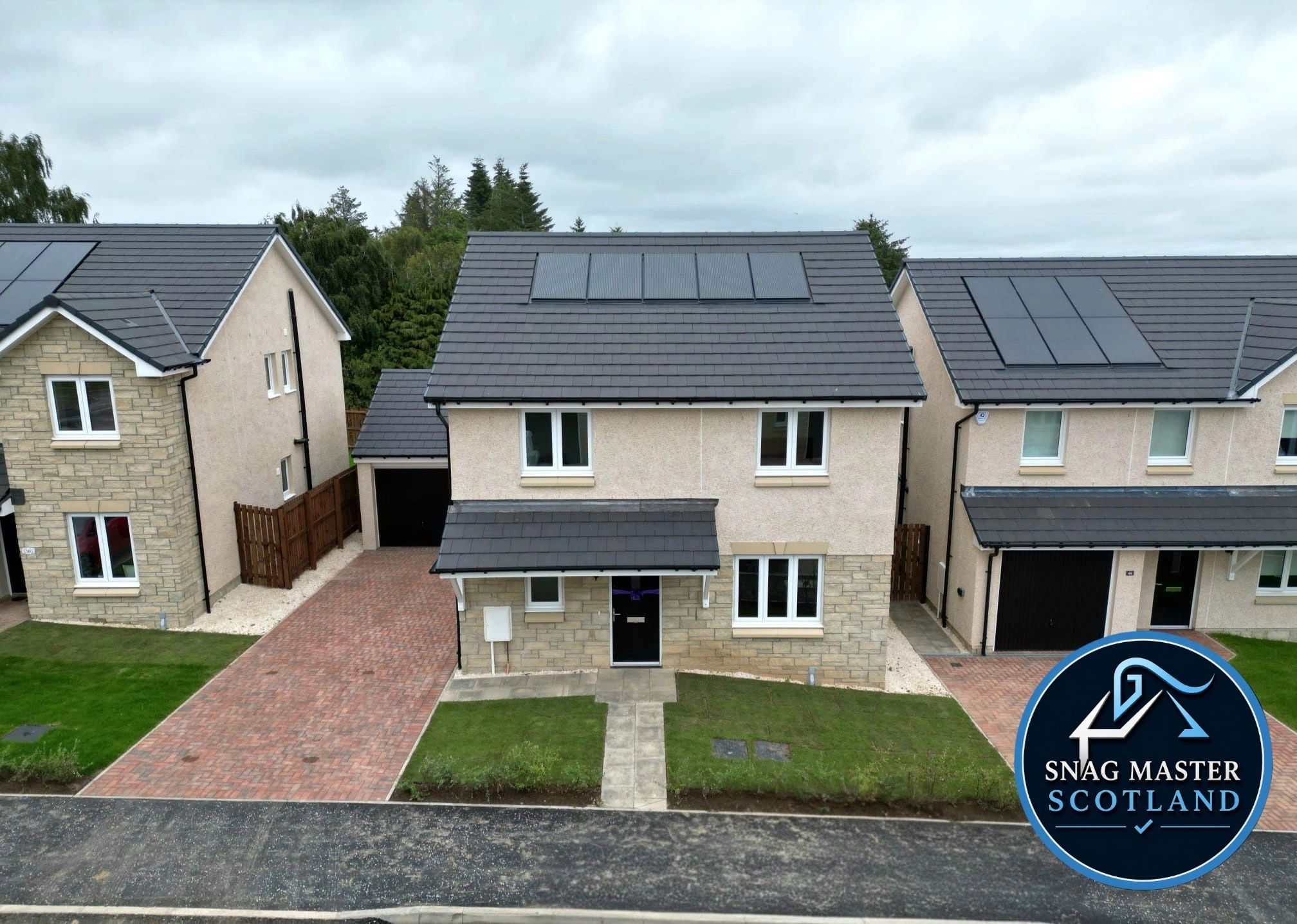 New build home in Midlothian inspected by Snag Master Scotland
