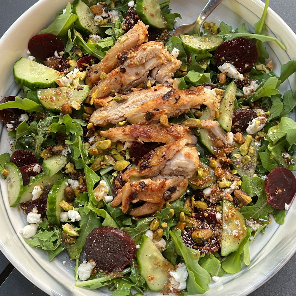 Chicken & Beet Salad 