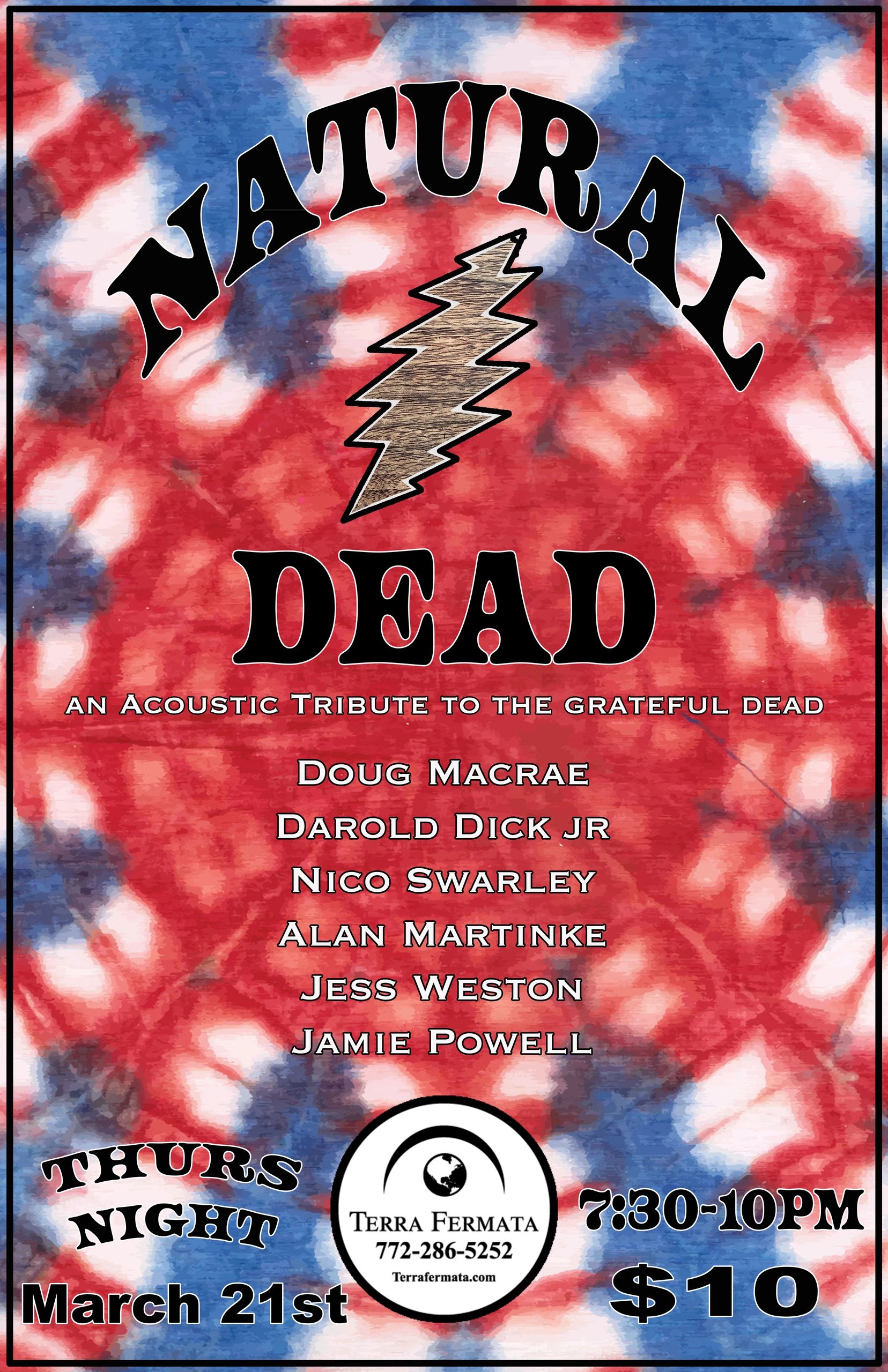 Natural Dead is an acoustic tribute to the Grateful Dead that follows the same
recipe of instrumenta