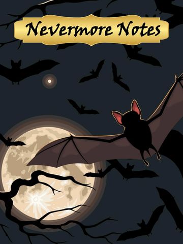 Flying bat in front of full moon