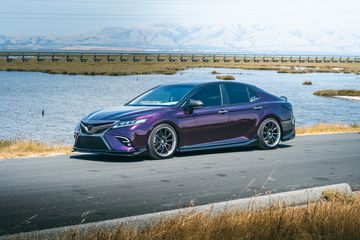 Photoshoot on this Toyota Camry we vinyl wrapped.