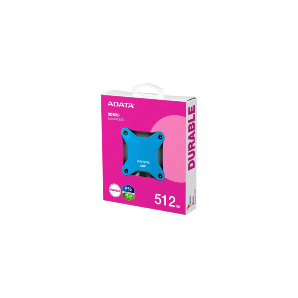 SSD Externo Adata Durable 512GB USB 3.2 SD620 Azul