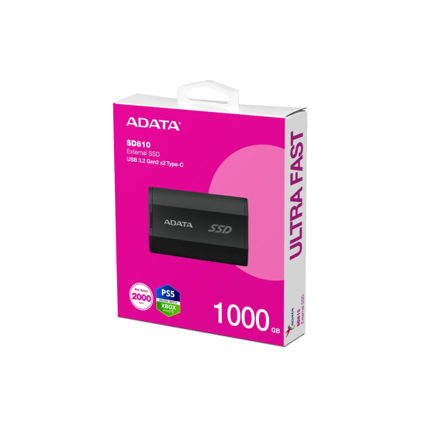 SSD Externo 1TB USB-C Adata SD810 Negro