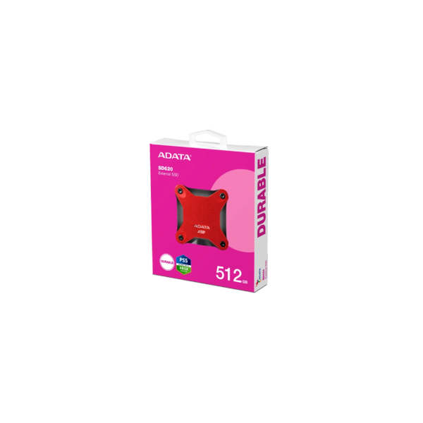 SSD Externo 512GB ADATA SD620 USB 3.2 Rojo