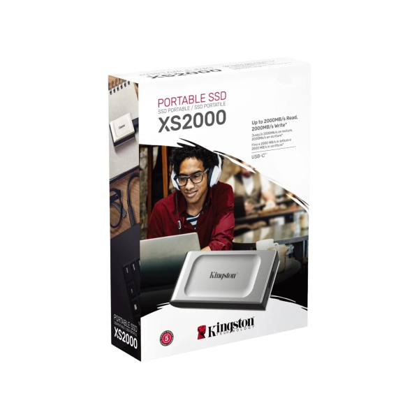 SSD Externo 4TB Kingston XS2000 USB 3.2 Tipo C
