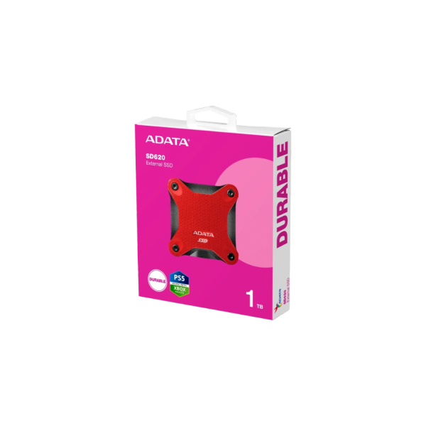 SSD Externo 1TB ADATA Durable SD620 USB 3.2 Rojo