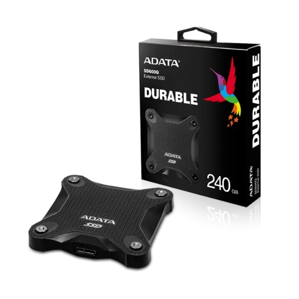 SSD Externo Adata 240GB Resistente USB 3.1 Negro