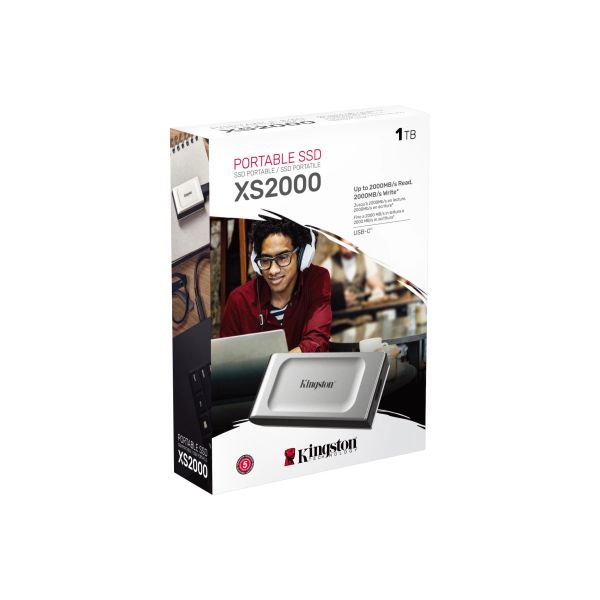 SSD Externo 1TB Kingston XS2000 USB 3.2 Tipo C