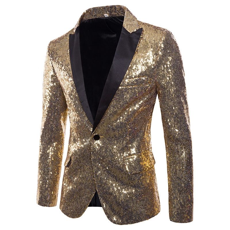 Gold Sequin Stage Jacket