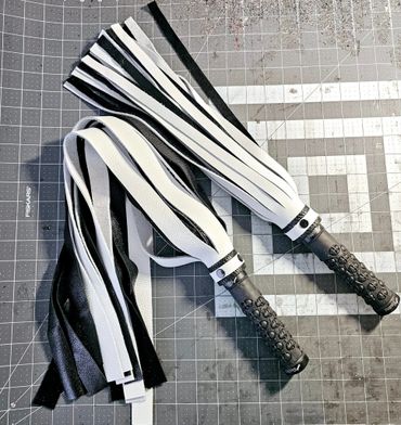 Custom Flogger Black and White