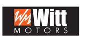 Witt Motors company logo with bold text and an orange graphic.