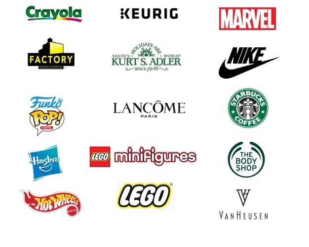 100 famous logos with names