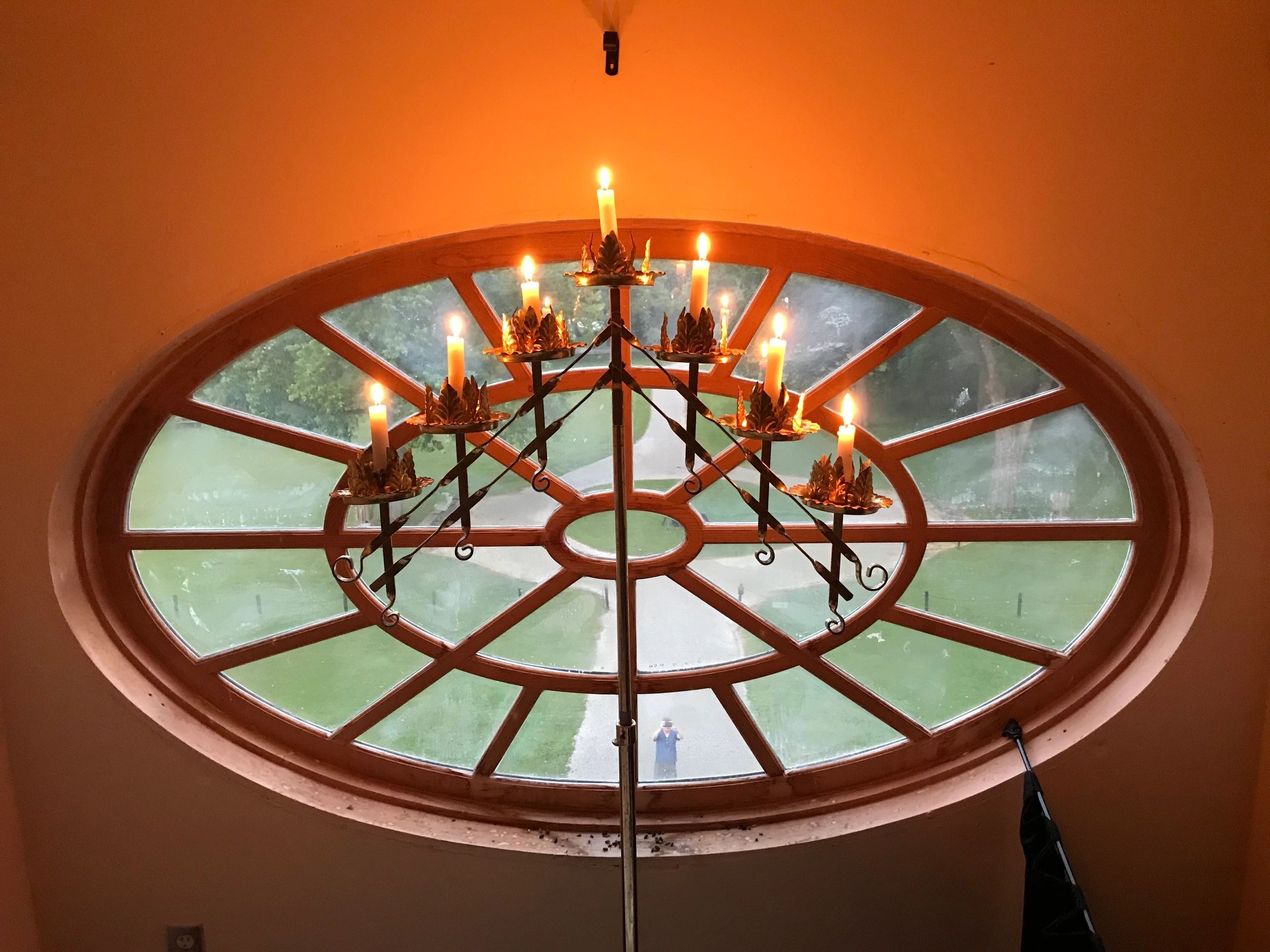 The Magnificent Oval Window by Candlelight