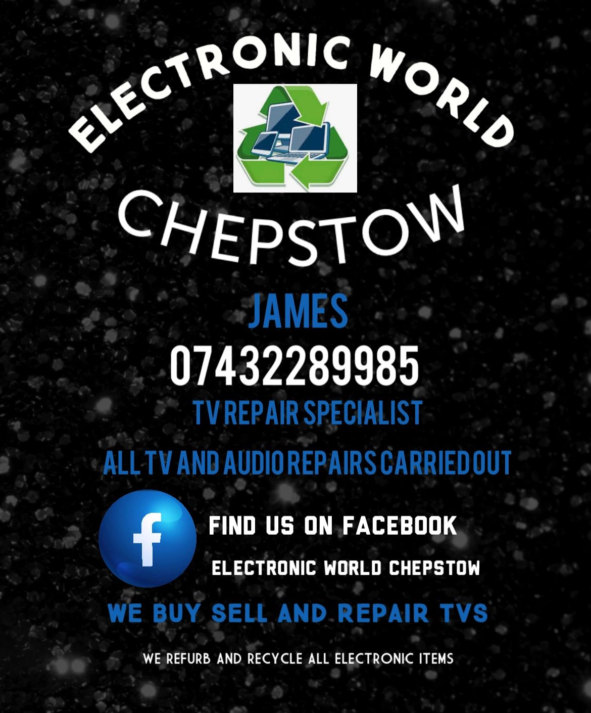 TV Screen Repair Services Electronic World Chepstow
