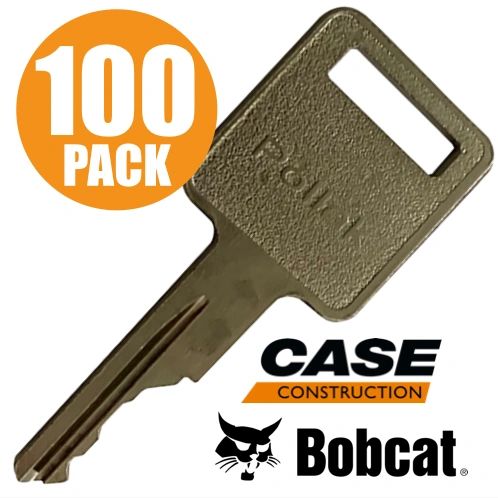 6693241 Bobcat Ignition Key, 6709527, D250 (100 Pack) #3 / Case Key ...