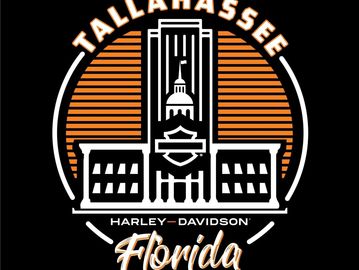 Tallahassee Harley-Davidson logo with Florida text.