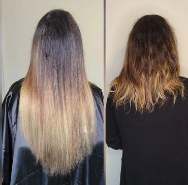 20" tape in extensions using classic hair