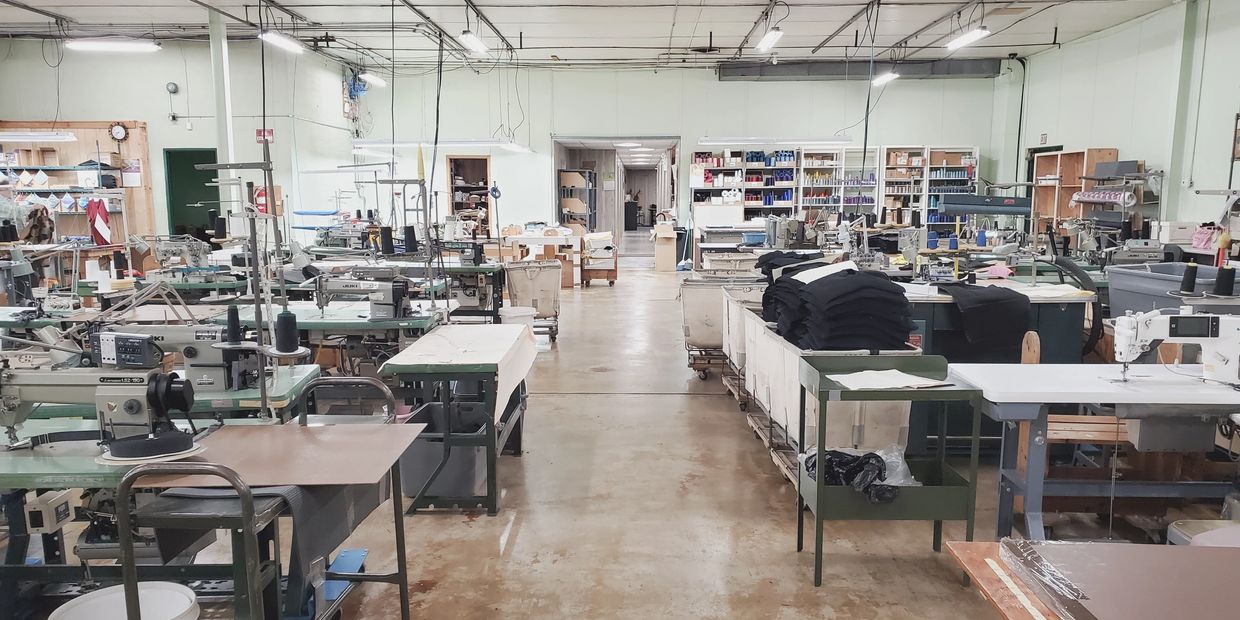 USA Cut & Sew Factory in Lancaster, PA
Industrial Sewing Machines
