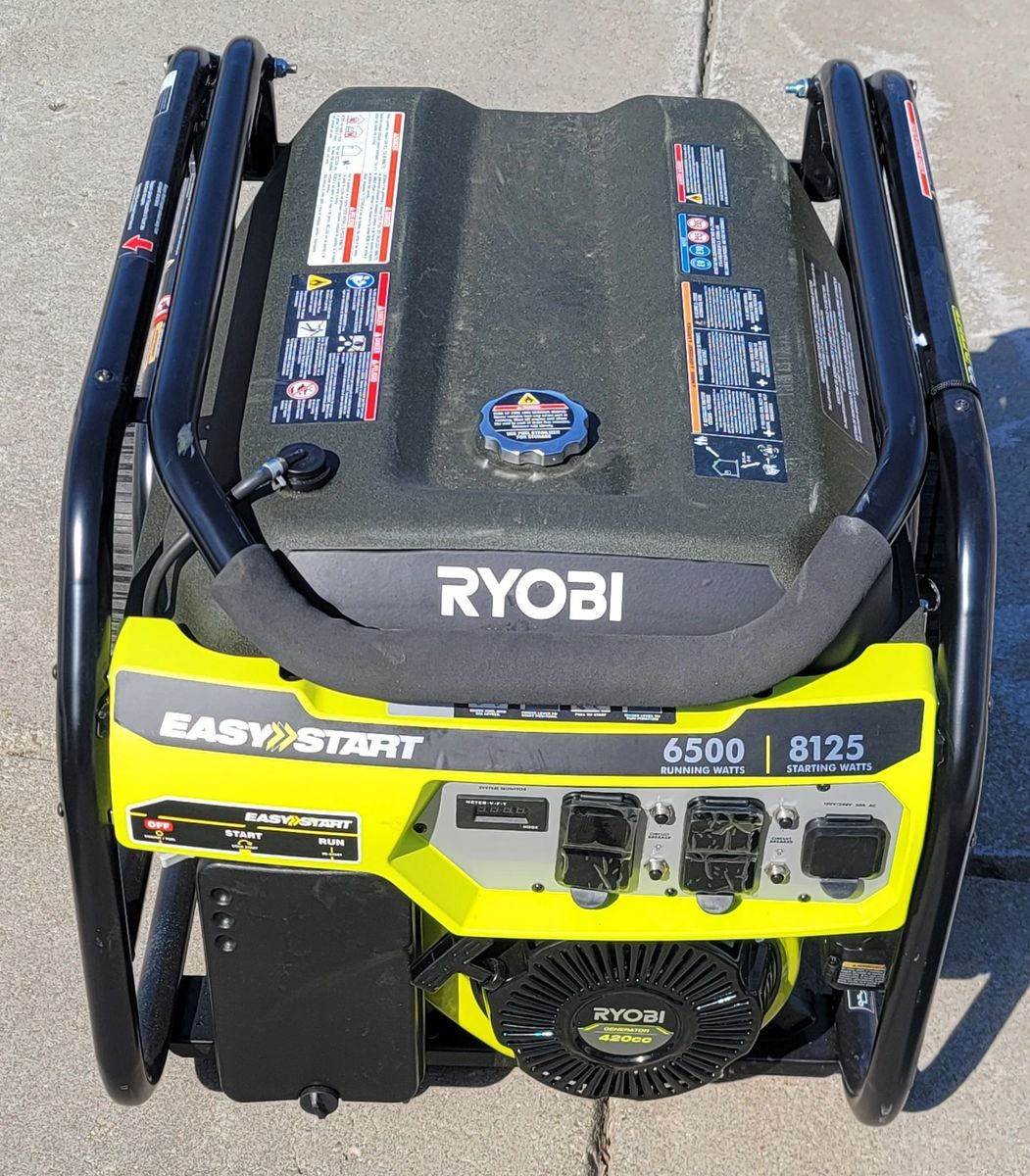 RYOBI 6,500Watt Gasoline Powered Portable Generator With, 42 OFF