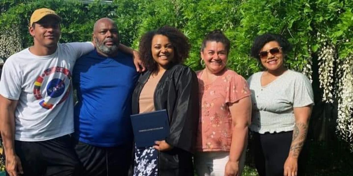 Melvin and Amy Jackson with their children. 