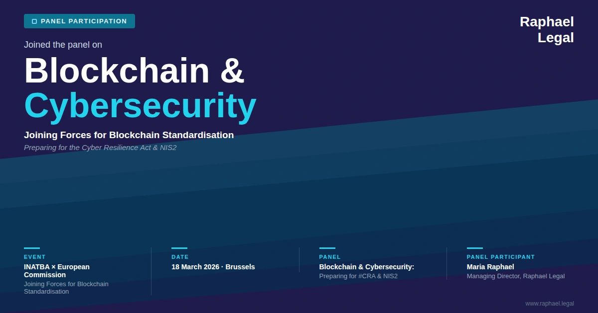 Maria Raphael Maria Raphael joins EU panel on Blockchain & Cybersecurity