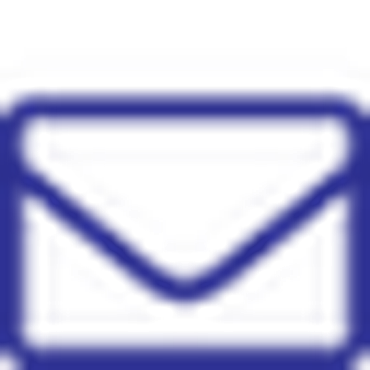 Blue envelope mail icon.