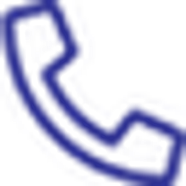 Blue abstract curved shape on black background.