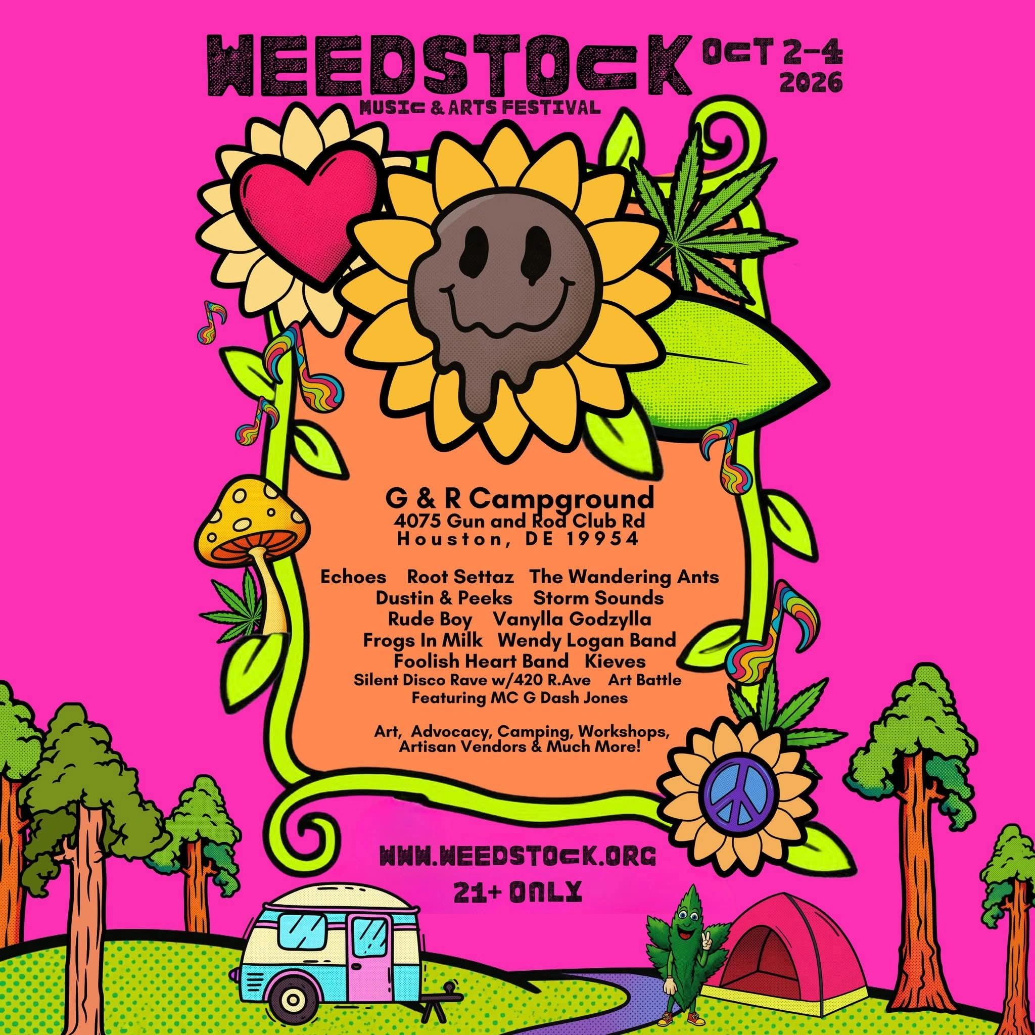 Weedstock Music & Arts Festival artwork