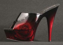 Red Rose - 6 in. heel shown  (click to enlarge)