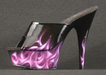 Cool Fire - 6 in. heel shown (click to enlarge)