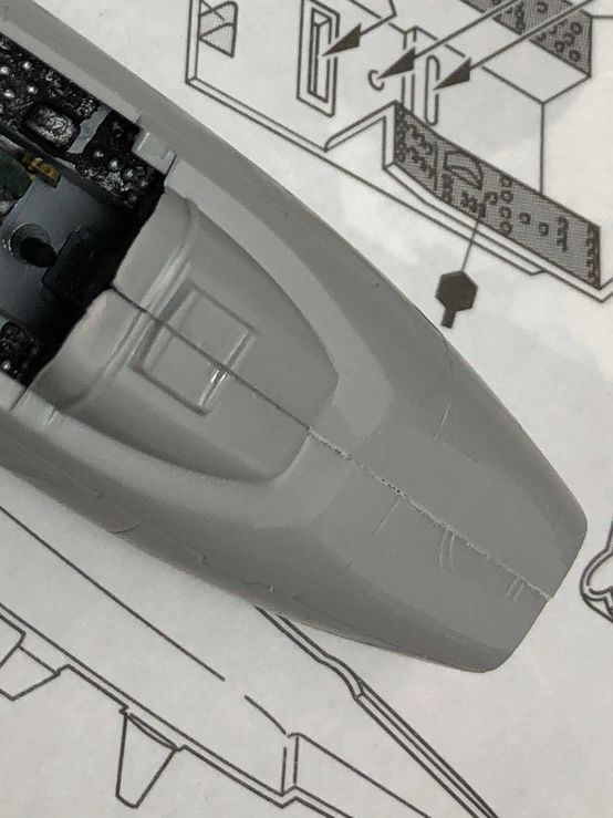 Seam lines engine fuselage: what the best option here? I got