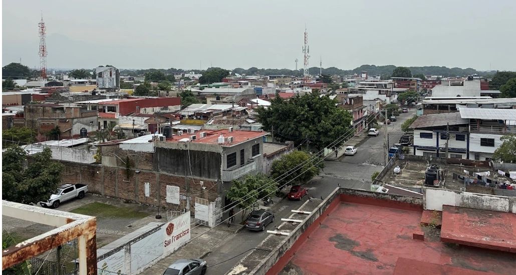 A residential area of Tapachula near our hotel. 