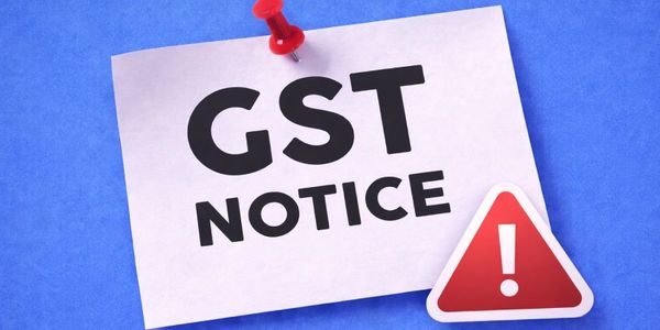 Informative GST notice with types and expert service offer.