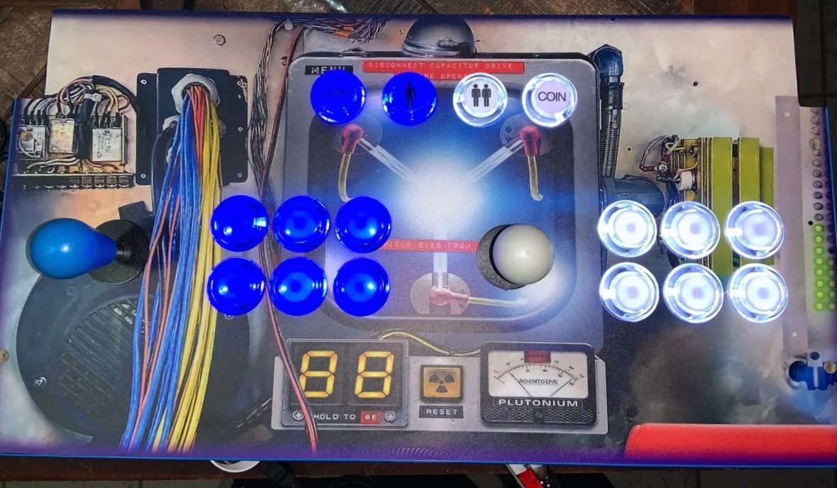 Arcade1up Back to the future 30 min mod kit